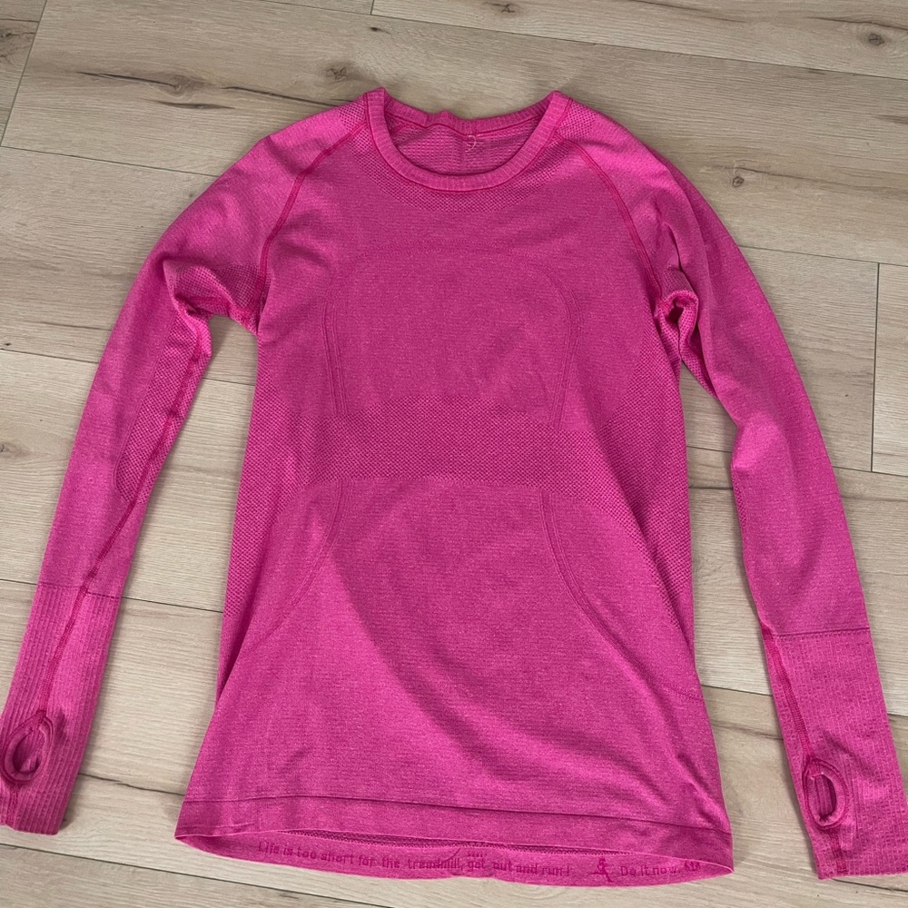 [lululemon] Run Swiftly Long Sleeve Top Size 8